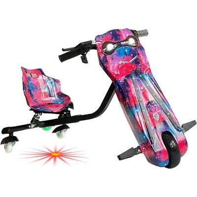 Megastar Megawheels Dragonfly Drifting Electric Scooter 36 V 3 Wheels With Key Start - Pink Blue (UAE Delivery Only) Megastar Megawheels Dragonfly Drifting Electric Scooter 36 V 3 Wheels With Key Start - Pink Blue (UAE Delivery Only)
