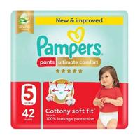 Pampers Ultimate Comfort Pants Diapers, Size 5, 42's