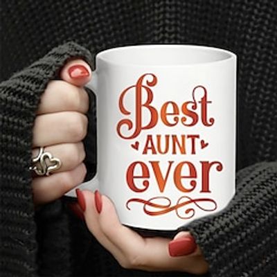 Best Aunt Ever Gifts - Aunt Gifts from Niece Nephew Birthday Gifts 11oz Coffee Mug Gifts Ceramic Coffee Cup Water Cup New Year Gifts Lightinthebox Best Aunt Ever Gifts - Aunt Gifts from Niece Nephew Birthday Gifts 11oz Coffee Mug Gifts Ceramic Coffee Cup Water Cup New Year Gifts Lightinthebox