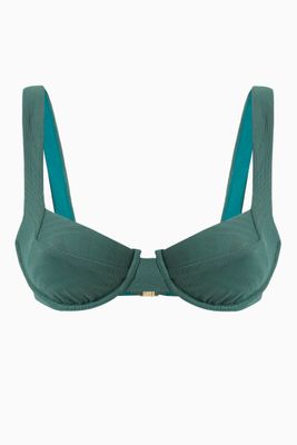 Pacino Bikini Top in Textured Lycra Pacino Bikini Top in Textured Lycra