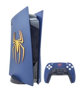 Customized Sony PlayStation 5 Console (PS5) - Disc Version, Blue Matte Spider (International Edition)