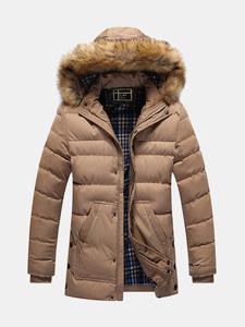 Fleece Hooded Solid Color Jacket