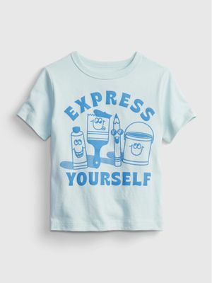 Toddler 100% Organic Cotton Mix and Match Graphic T-Shirt Toddler 100% Organic Cotton Mix and Match Graphic T-Shirt