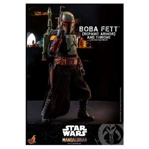 Hot Toys The Mandalorian - Boba Fett Repaint Armor And Throne Sixth Scale Figure Set