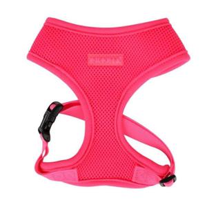 Puppia Neon Soft Harness Pink For Dog - Medium