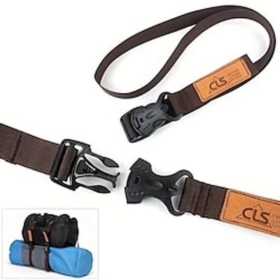 Outdoor Luggage Binding Belt Double Insurance Buckle Type Suitcase Packing Safety Belt Cargo Strapping Fixed Lashing Rope Lightinthebox