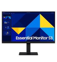 Samsung 22inch Essential Monitor S3 S30GD FHD 1920 x 1080 Monitor, 100Hz, HDMI, Tilt, Adjustable, Black - LS22D300GAMXUE