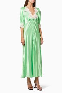 Simone Dress in Satin
