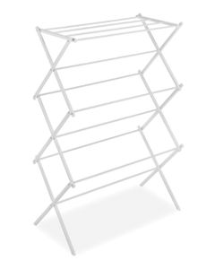 Whitmor Foldable Drying Rack White