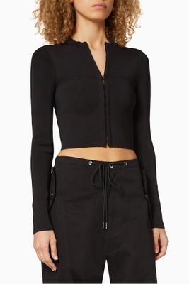 Open Neck Bustier Knit Top Open Neck Bustier Knit Top