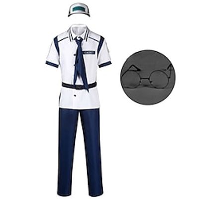 Inspired by One Piece Koby Anime Cosplay Costumes Japanese Halloween Cosplay Suits Short Sleeve Top Pants Belt For Men's Lightinthebox