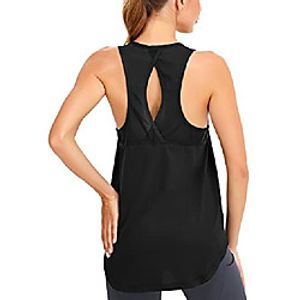 workout tank tops for women cross mesh racerback loose fit quick dry summer casual athletic running gym yoga sleeveless womens shirts plus size Lightinthebox