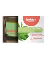 Bolsius True Scents Green Tea Candle in Glass Scented Medium - thumbnail