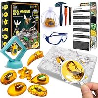 Children's Archaeological Excavation of Toy Fossil Specimens Amber Insect Blind Boxes Male and Female Handmade Treasure Hunting Lightinthebox - thumbnail
