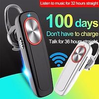 High-end Wireless Bluetooth Earphone Long Standby with Mic Hands-free Bluetooth Earphone Fashion Bluetooth Ear Hook Headset for Smartphone Lightinthebox - thumbnail