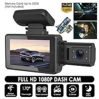 3 inch Dash Cam HD 1080P Car DVR Camera 170 Wide Angle Night Vision Video Recorders Loop Recording Car Camera Way With G-Sensor miniinthebox - thumbnail