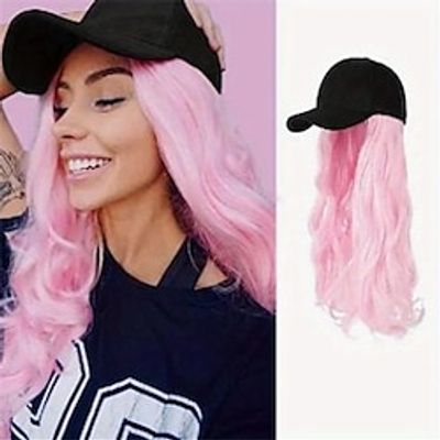 Hat Wig Long Curly Wig Synthetic Wig Beginners Friendly Heat Resistant Natural Looking For Daily Use Costume Wig Halloween Christmas Party Wigs miniinthebox Hat Wig Long Curly Wig Synthetic Wig Beginners Friendly Heat Resistant Natural Looking For Daily Use Costume Wig Halloween Christmas Party Wigs miniinthebox