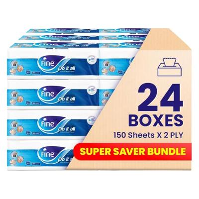 Fine Tissue Hand Towel Interfold Do It All 150X2 Plies (Pack of 24)