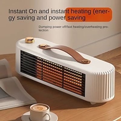 1pc Desktop Heater - A Compact And Safe Electric Heater For Office And Home Use.  It Has Two Power Options 450W And 800W And Features Automatic Power-off In Case Of Overheating Or Tilting.  Perfect Lightinthebox