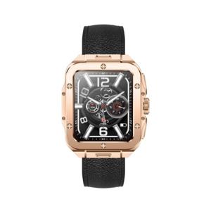 Swiss Military |ALPS 2 |4GB| Color Rose Gold Frame| Black leather Strap