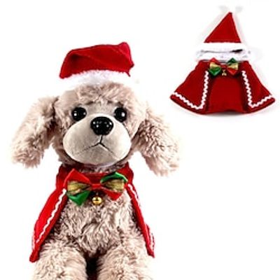 Accessories Christmas Cloak Hat Scarf Cloak Neck Festival Double Fleece Personalized Innovation Lightinthebox