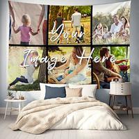 Customized Personalize Hanging Tapestry 6 Grids with Your Photo Wall Art Mural Decor Photograph Backdrop Home Bedroom Living Room Decoration Lightinthebox