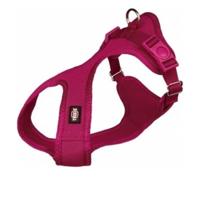 Trixie Comfort Soft Touring Black Harness For Dogs Fuchsia XS-S