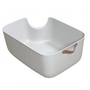 Pawsitiv Emma Queen Corner Litter Tray MSP-B10 White