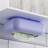 Silicone Tissue Holder Household Paper Towel Storage Box With suction cups Tissue Boxes for Refrigerator kitchen bathroom Lightinthebox - thumbnail