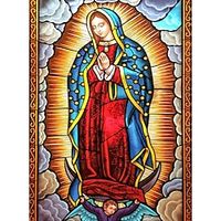 1pc People DIY Diamond Painting Glass Crystal Painted Virgin Mary Diamond Painting Handcraft Home Gift Without Frame miniinthebox