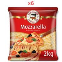The Three Cows Mozzarella Cheese 2Kg (Pack Of 6)