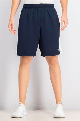 Mens Comfort Fit 9 Inseam Shorts Navy/White Mens Comfort Fit 9 Inseam Shorts Navy/White