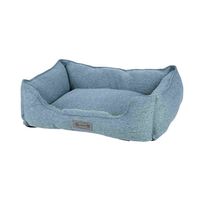 Scruffs Manhattan Box Dog Bed - Denim Blue - Small