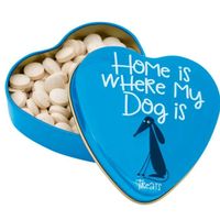 Sanal Dog Heart Tin Home Is Where My Dog Is, Dog Treats 60G - (Buy 3 Get 1 Free)