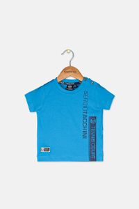 Toddlers Printed Tee  Turchese/Blue