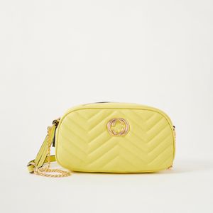 Shi Quilted Crossbody Bag with Adjustable Strap