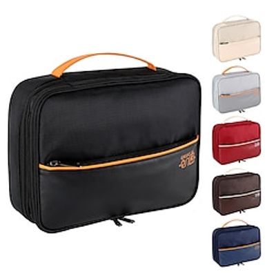 Electronics Organizer Bag with Handle Protective  Zipper Closure Rectangular Headphones Power Bank Organizer Case Lightinthebox