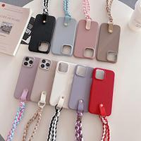 Phone Case For iPhone 15 Pro Max Plus iPhone 14 13 12 11 Pro Max Plus Mini SE Back Cover with Wrist Strap Shockproof Retro TPU PU Leather Lightinthebox