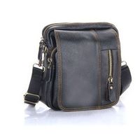 Genuine Leather Waist Bag Vintage Leisure Multi-functional Shoulder Crossbody Bag For Men