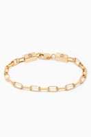 Cable Chain Link Bracelet in 18kt Gold-plated Sterling Silver Cable Chain Link Bracelet in 18kt Gold-plated Sterling Silver