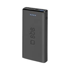 SBS 10000mAh Fast Charge Powerbank, Black (TTBB10000FASTK)