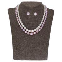 Pahal 2 Lines Pearl Necklace Set - JPAU-21-215