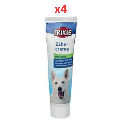 Trixie Toothpaste with Mint for Dogs 100g (Pack of 4) Trixie Toothpaste with Mint for Dogs 100g (Pack of 4)