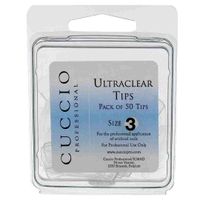 Cuccio Pro Ultraclear Tips # 3 50pcs Acrylic Nails