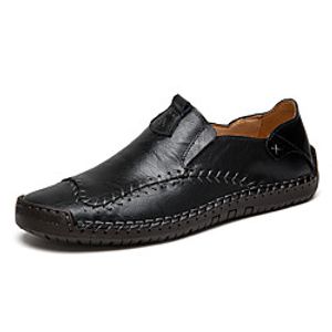 Men's Loafers  Slip-Ons Daily Walking Shoes PU Breathable Light Brown Dark Brown Black Spring Summer Lightinthebox
