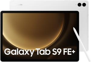 Samsung Galaxy Tab S9 FE + 5G Android Tablet | 6GB RAM| 256GB Storage| S Pen Included | Silver