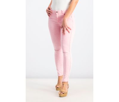 Womens Skinny Fit Jeans Pink Womens Skinny Fit Jeans Pink