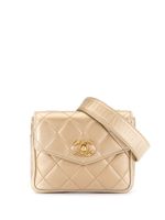 Chanel Pre-Owned Quilted Waist Bum Bag - GOLD