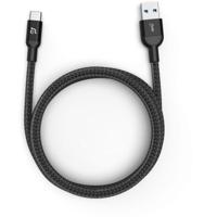 Adam Elements CASA M100+ USB-C to USB-A Cable Black - thumbnail