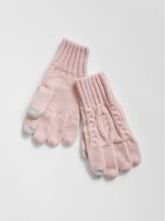 Kids Cable Knit Smartphone Gloves - thumbnail